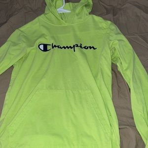 Highlighter green champion hoodie